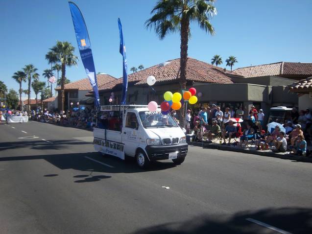 Golf Car in parade